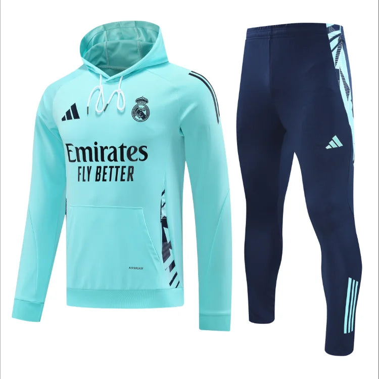 Survêtement Entraînement Real Madrid 2024/2025 Bleu clair S-XXL